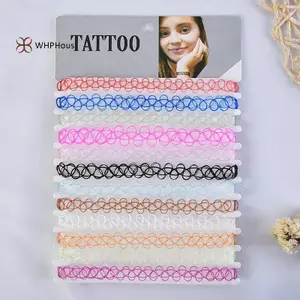<![CDATA[Chocker Hippy Phong CáchVintage, Daо Stretch với Họа Tiết Tattoo]]>