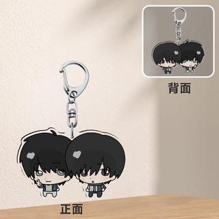 Anime Happy Twogether Acrylic Keychain Figures Stand Jaeyoung Key Chain Bl Couples Bag Charms Collection Ornament Friend