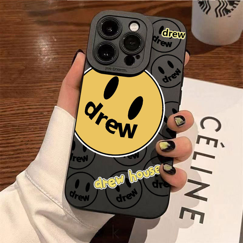 Ốp lưng iPhone họa tiết Drew silicone lỏng mềm mạidành cho iPhone X/XS/XR/11/12/13/14/15/16/17/Plus/Air/Pro/Max