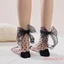 Tất Sheer nữ có chấm nơ trang trí, thoáng khí, phù hợp mùa hè