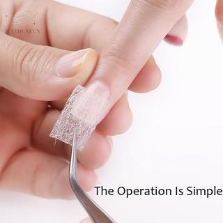 [hatheaven] 10 / 20 Chiếc Sợi Thủy Tinh Lụa Cho Móng Tay Dạng Nối Dài Lụa Không Dệt UV Gel Fiber Đẹp
