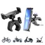 Giá đỡ điện thoại ROLY, Kẹp cố định xoay 360 Kẹp ống tròn Giá đỡ điện thoại, Kẹp ống tròn có thể điều chỉnh Tay lái gắn xe đạp