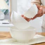 Jingdezhen Bộ Đồ Ăn Xương Trắng Nguyên Chất Trung Quốc Bát Sáng Tạo Nổi Trung Quốc Bát Độc Đáo Hộ Gia Đình Bát Cơm Mì Bát Canh Chống Trơn Trượt JI0R