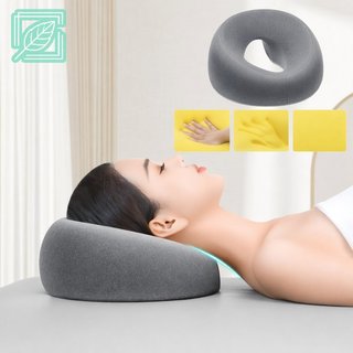 Gối Spa Mặt Ergonomic Memory Foam Thoáng Khí Có Thể Giặt Được Hỗ Trợ Cánh Tay Massage Ngủ