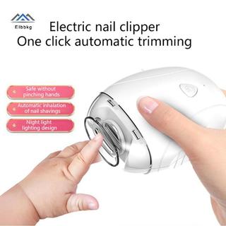 ELBBKG Bấm Móng Tay Điện Cho Bé Có Đèn, 3 Tốc Độ, Đánh Bóng, Kèm Đầu Đánh Bóng, Mới
