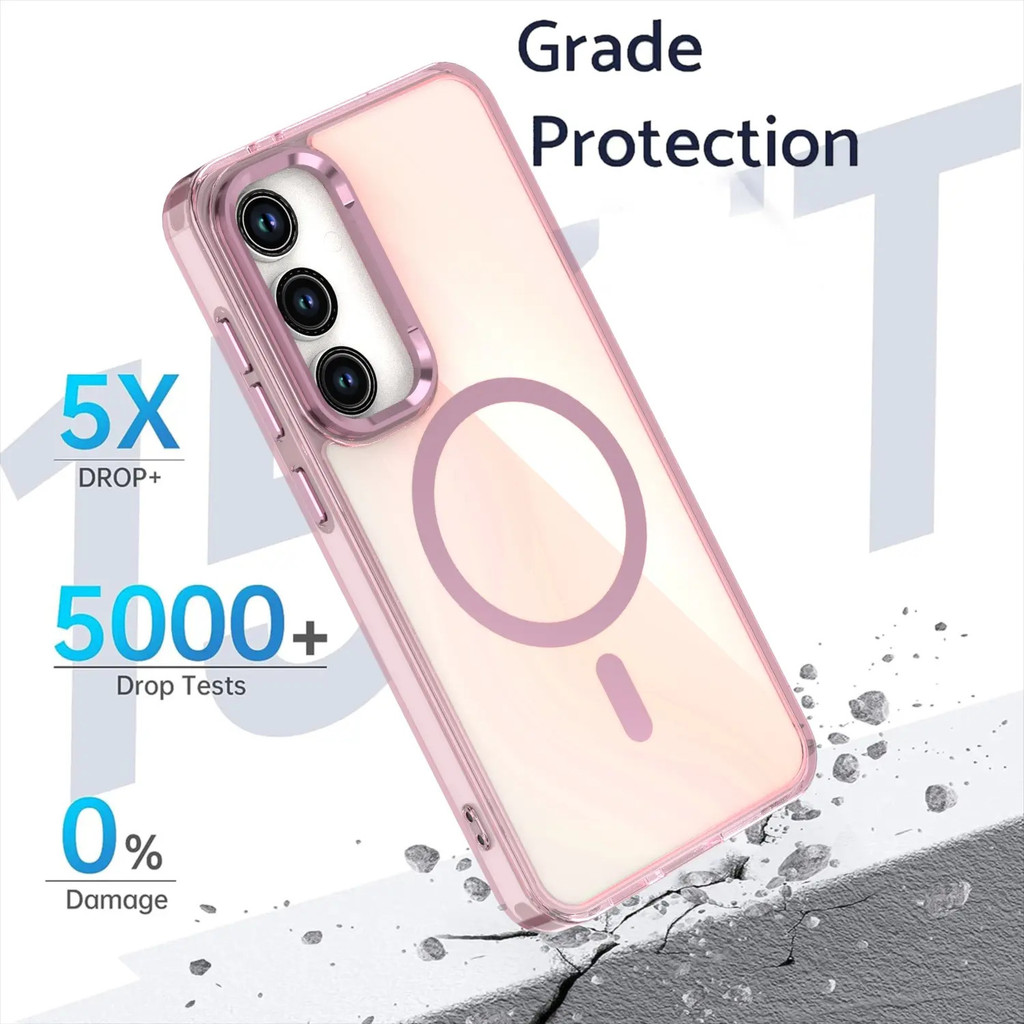 Ốp điện thoại đổi màu có giá đỡ kim loại tương thích cho Samsung S25 Ultra S24 ultra S23 ultra cho A56 5G A36 5G A55 A35 A15 A25 A13 A14 A05S