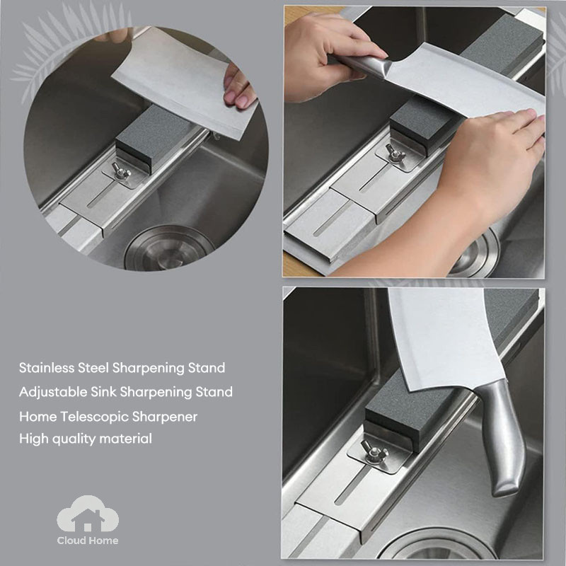 Giá đỡ mài dao có thể điều chỉnh, bồn mài dao gia đình dạng ống lồng