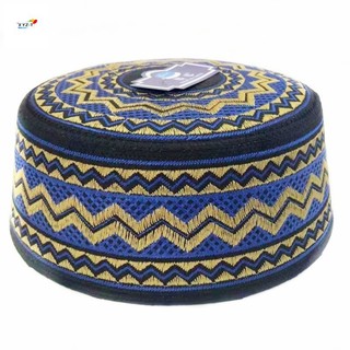 Mũ thêu nam - Viền tròn phẳng phong cách truyền thống