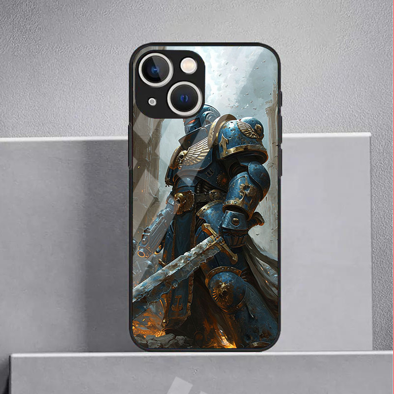 Ốp Điện Thoại Kính Warhammer 4k 02 Cho IPhone 16 15 14 13 12 11 Pro XR XS Max Plus Mini X XR 8 7 6s SE2 / 3