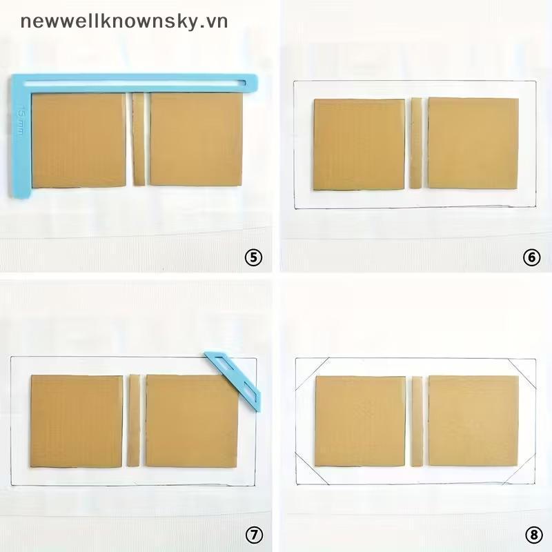 Bộ 6 dụng cụ đóng sách DIY thêu tay cho người mới bắt đầu, stencil dễ dùng cho sổ tay, album, nhật ký, thủ công