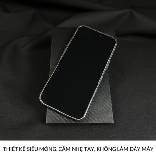 Ốp Lưng Siêu Mỏng Cho iPhone 17 Pro Max Vân Carbon 3D Vòng Từ Tính Popkon