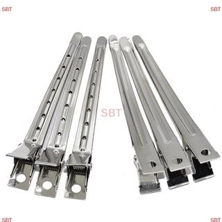 [SB] 10 Kẹp chăm sóc thép không gỉ cho dụng cụ làm tóc, kẹp cắt, kẹp mới