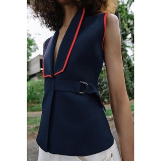 Áo len Cardigan đôi có khóa đôi ZA 4192081
