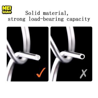 MeiShao 20 móc inox hình chữ S treo thịt, xúc xích, lạp xưởng BBQ tiện dụng