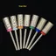 EasyNail Đầu phẳng lớn Mạ bạc Tay trái phải Năm trong một Thép vonfram Đầu đánh bóng móng tay sắc nét 2,35mm