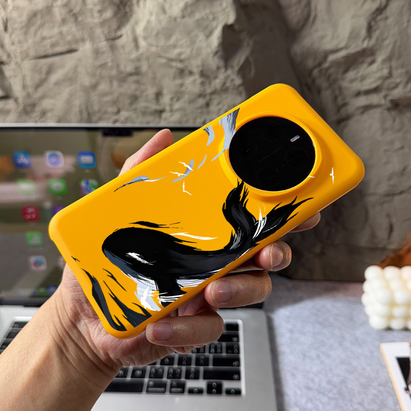 Dành Cho Honor Magic 8 Pro 7 Pro 6 5 Honor GT Pro Win RT 200 100 90 X60 Pro “Mực Cá Voi ” Da Mỏng Cảm Giác Mờ Nửa Vỏ Điện Thoại PC Chống Sốc / 90 GT X60i Alpha Plan Ultra