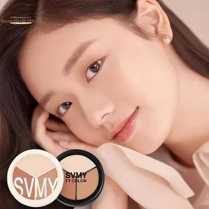 TRTR SVMY Kem che khuyết điểm ba màu che mặt và vết thâm che phủ hiệu quả quầng thâm chống thấm nước lâu trôi và tự nhiên VN
