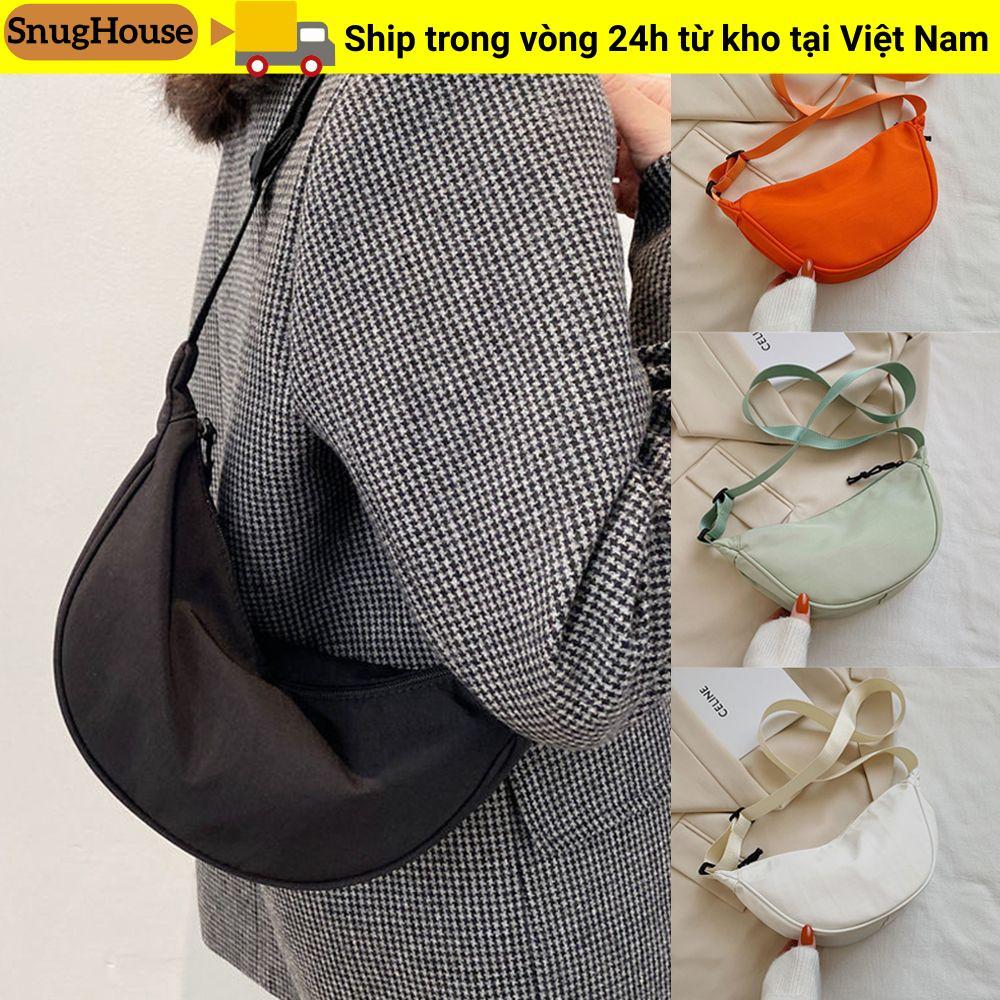 Túi đeo vai SNUGHOUSE Màu cam thông thường Hobos Túi đeo nách di động