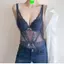 Đồ Lót Gợi Cảm Push-Up Bra Ren Body Shaper Một Mảnh Lưới Rỗng Bụng-Narrowing Corset Bodysuit