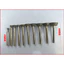 6MM Chân Mạ Điện Emery Đảo Ngược Hình Thang Mài Đầu Đá Gia Công Đá Lường Khắc Đầu 60 Lưới Thô Cát HM