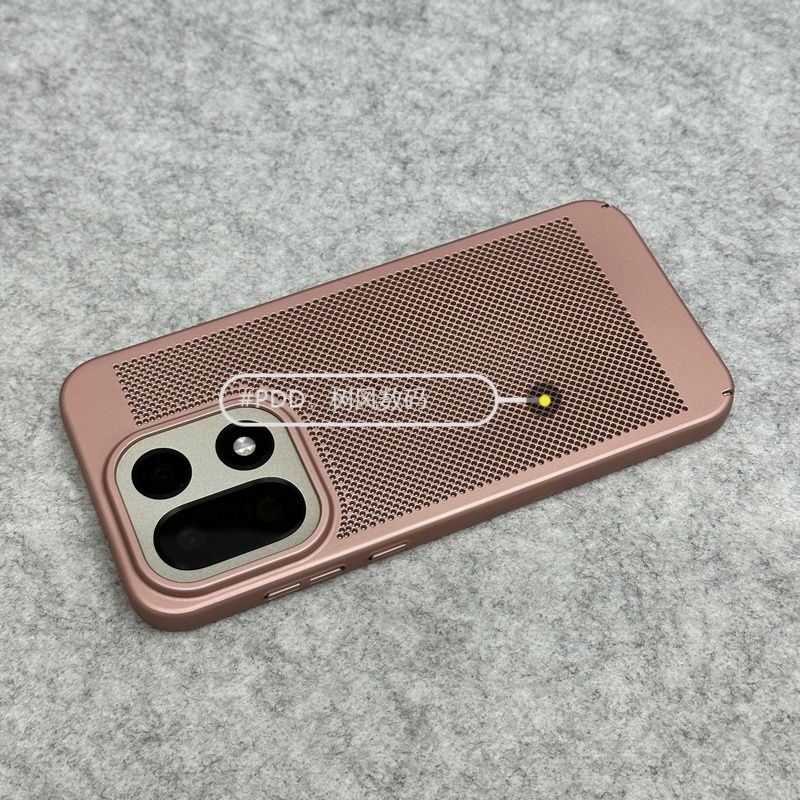 Thích hợp cho OnePlus 15 Vỏ Điện Thoại Lưới Tản Nhiệt 13 Ánh Sáng Mỏng Trần Kim Loại Cảm Giác Ace6 Mờ Chống Sốc PC Cứng