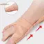 TRTR Vải Bunion Corrector Mũi Tách Có Thể Điều Chỉnh Hallux Valgus Tay VN