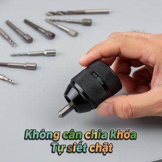 Máy khoan kim loại Chuck Keyless Phát hành nhanh Tự khóa Công cụ khoan điện hạng nặng Xưởng sửa chữa