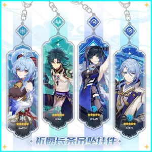 HK1 Genshin Tác Động Móc Khóa Anime Móc Khóa Venti Kazuha Xiao Ayaka Hutao Túi Mặt Dây Chuyền Móc Chìa Khóa Quà Tặng KH1