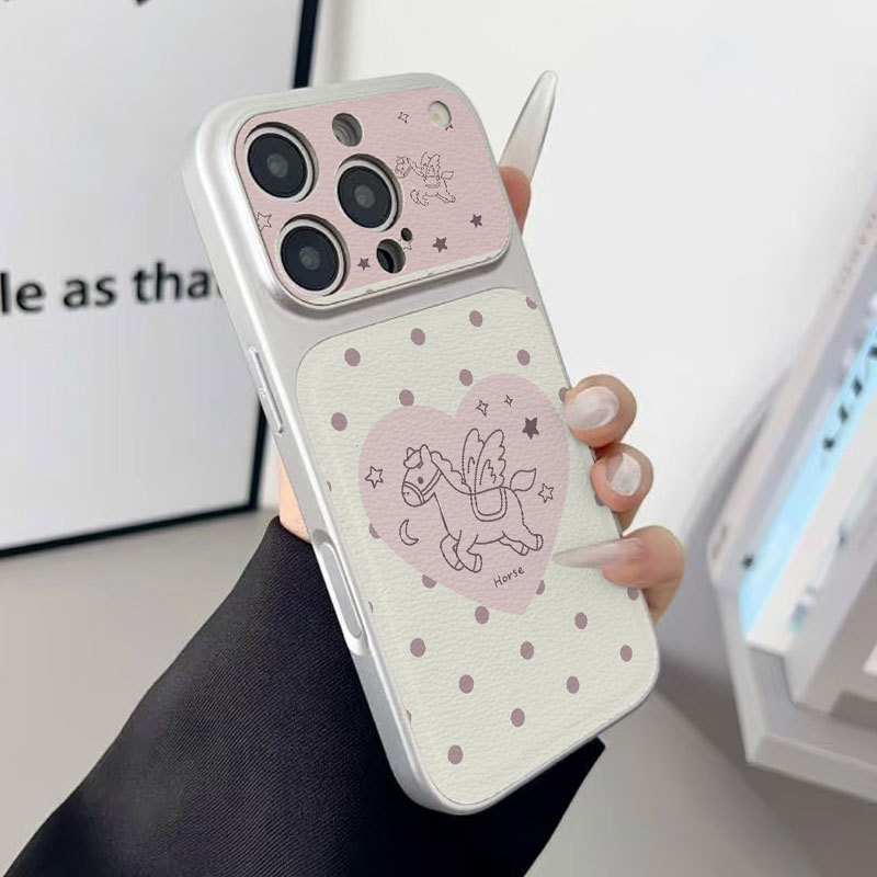Ốp lưng iPhone Pegasus Bao da mềm cao cấp đựng máy ảnh - iP 7/8/X/XS/XR/11/12/13/14/15/16/17/Plus/Air/Pro/Max