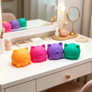 Mèo con Căng Thẳng Fidgets Đồ Chơi Cảm Giác Chứa 3 Bóng Groovy Mini Để Chơi Hàng Ngày