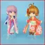 SY Cardcaptor Sakura Sakura Kinomoto Tomoyo Daidouji Dễ Thương Kimono Anime Nhân Vật Hành Động Trang Trí