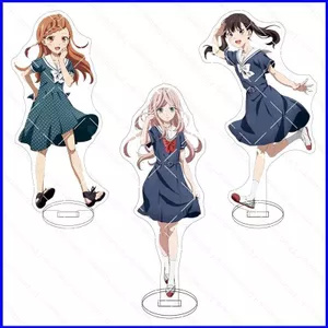 SQ3 Trẻ Nữ Không Chơi Trò Chơi Chiến Đấu Đĩa Đứng Acrylic Đứng Ký Anime Để Bàn Trang Trí QS3