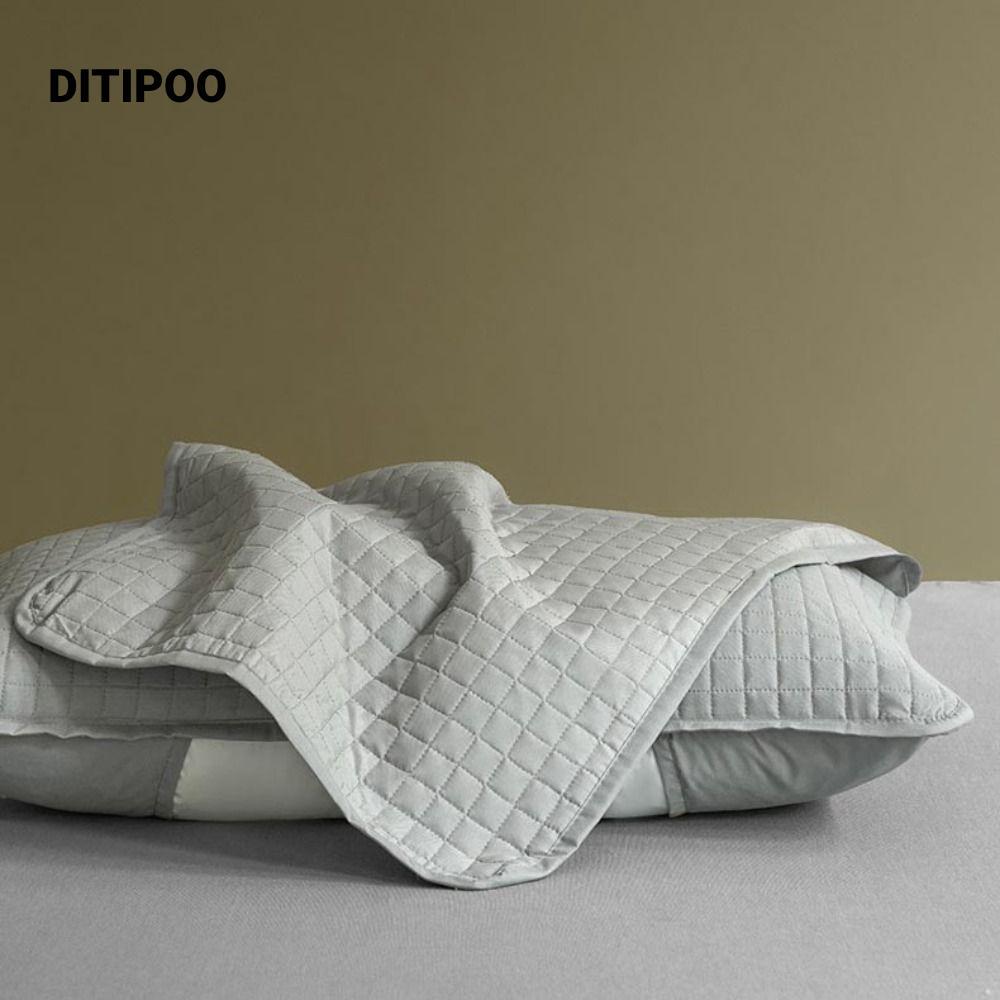 Tấm bảo vệ gối DITIPOO, Vỏ gối chống nấm mốc bằng vải Cotton, Lớp cách ly chống thấm nước thoải mái Bảo vệ lõi gối chống mồ hôi