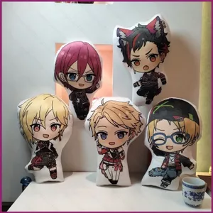 YT4 Ensemble Stars Aira Shiratori Fuyume Hanamura Plushie Hoạt Hình Dễ Thương Cotton Đồng Hành Búp Bê Gối Mềm