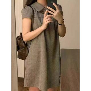 Phong Cách Thời Trang Đầm Nhật Bản Phong Cách Đẹp Trai Đại Học Phong Cách Mới Tay Ngắn Rời Họa Tiết Váy Mini Nữ Retro Mùa Hè 57mlu