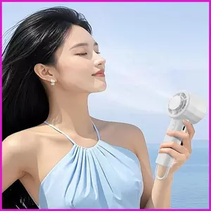 Quạt Làm Mát Cầm Tay Nhỏ 3 Tốc Độ Có Thể Điều Chỉnh USB Cooler Yên Tĩnh 1200 MAh Quạt Cầm Tay Lạnh Nhỏ Cho Bãi Biển Mùa Hè lyuvn