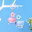 HFSHY 1 Cái 5g Mini Rỗng Nhựa Mặt nạ Môi Lọ Có Móc Khóa Mặt Dây Chuyền Son Dưỡng Môi Lon Kem Son Dưỡng Môi Hộp Đựng Lipsti Hộp Đựng Trang Điểm VN