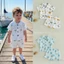 6M-4Y Bé Trai Mùa Hè Bộ Cây Dừa Nhiệt Đới / Thuyền buồm In Áo Sơ Mi Tay Ngắn Nút Xuống Và Quần Short Eo Co Giãn