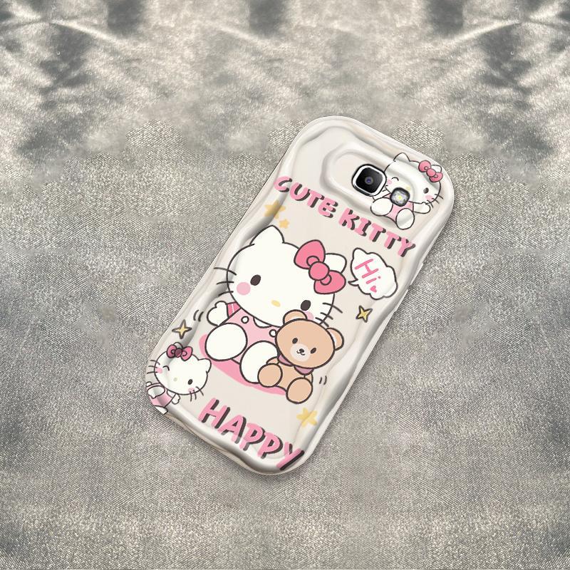 Thích hợp cho Samsung J7 Prime ON7 2016 Bảo vệ 3D TPU mềm Kitty Rilakkuma Vỏ điện thoại chống sốc