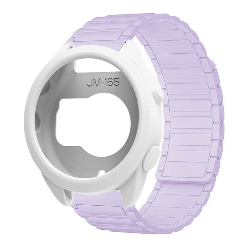 Ốp lưng silicon + dây đeo từ tính cho Garmin Forerunner 165 vỏ bảo vệ phụ kiện dây đeo thể thao mềm