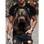Áo thun in hình Bulldog 3D hợp thời trang dành cho nam Hip-Hop Dạo phố mùa hè, Áo thường ngày thoáng khí mát mẻ