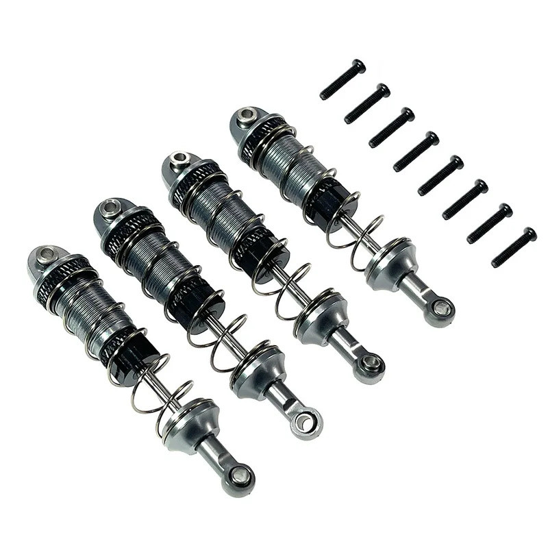 4 Kim Loại Giảm Sốc Dầu Trước Và Sau Cho MJX H16 16207 16208 16209 16210 1 / 16 Quy Mô RC Xe Nâng Cấp Phần
