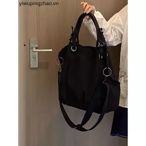 Nhật Bản Retro Dung Tích Lớn Dụng Cụ Canvas Tote Túi 2024 Phong Cách Mới Phù Hợp Với Hàng Ngày Đi Làm Túi Messenger