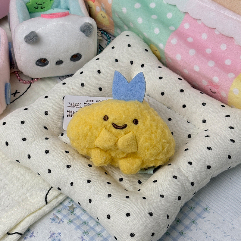 SQ5 Sumikko Gurashi Shirokuma Tonkatsu Tokage Plushie Túi búp bê Cotton sang trọng dễ thương Charm QS5