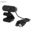 Guansfs Webcam USB 1080P HD Cắm và Chạy USB2.0 Tích hợp micrô để hội nghị truyền hình Phát sóng trực tiếp Khóa học trực tuyến Giảng dạy