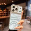 Ốp điện thoại gợn nước màu thời trang cho iPhone 17 Pro Max 12 13 14 15 16 pro max Bao gồm bảo vệ ống kính máy ảnh vỏ mềm Vỏ bảo vệ vỏ điện thoại