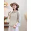 Mùa hè Phong cách mới Retro Nghệ thuật Phong cách dân tộc Áo sơ mi ve áo chéo Áo Cardigan phong cách Trung Quốc Khóa áo sơ mi nữ