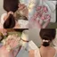 MERIGGIARE 1 Chiếc Dây Buộc Tóc, Ngọc Trai Hoa Thanh Lịch Cao Su Co Giãn Cao Su, Đính Hạt Thời Trang Scrunchie Dây Buộc Tóc Cho Nữ Bé Gái