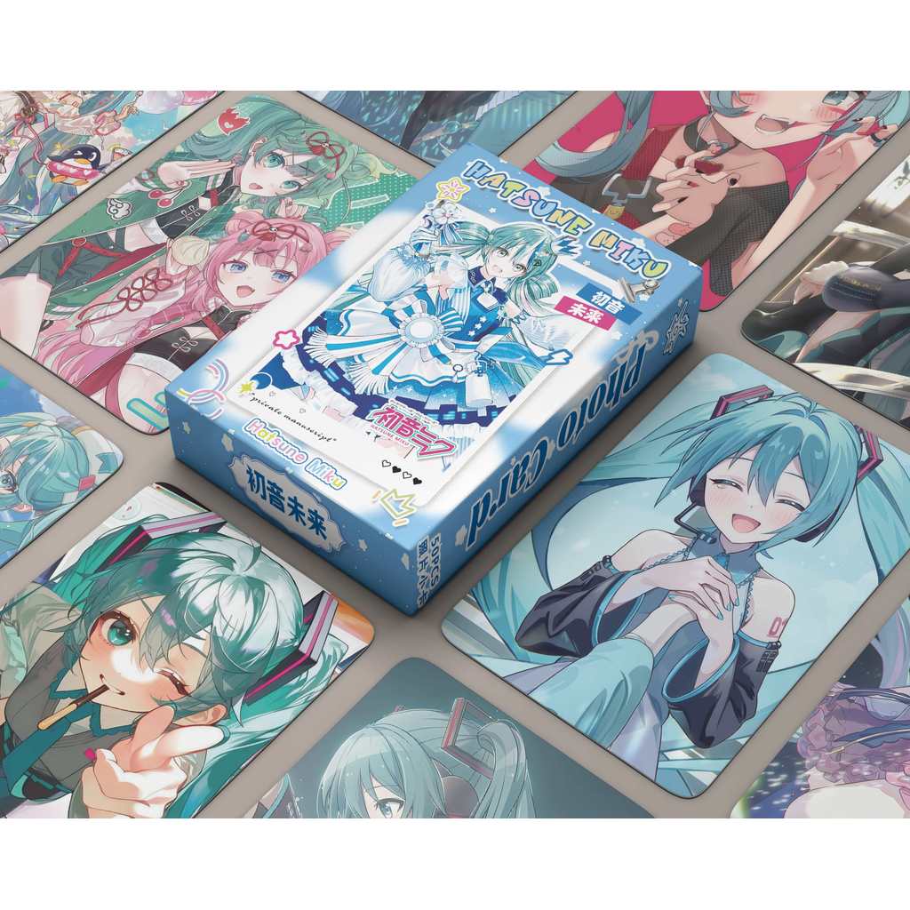 Bộ 50-92 Manga Manhwa Hatsune Miku Laser Holographic Lomo Cards Chân dung Jianghu: Kẻ xấu Countryhumans Photocard Hình ba chiều băng giá đầu tiên Bưu thiếp YM
