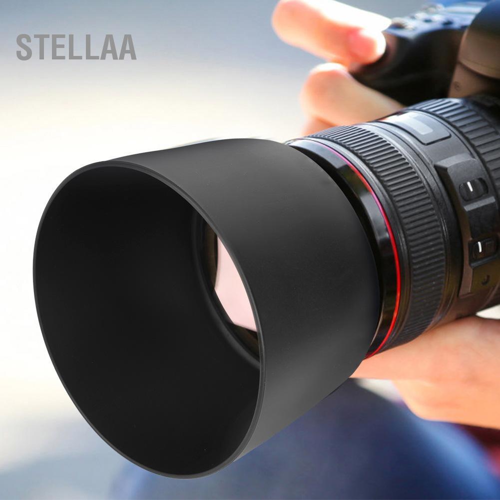 Stellaa Stellaa Lens Mount Hood ET-60 Phụ kiện chụp ảnh thay thế bằng nhựa ABS cho EF-S 55-250mm f / 4-5.6 là 90-300mm 4.5-5.6 75-300mm Đèn nền Đèn flash ban đêm